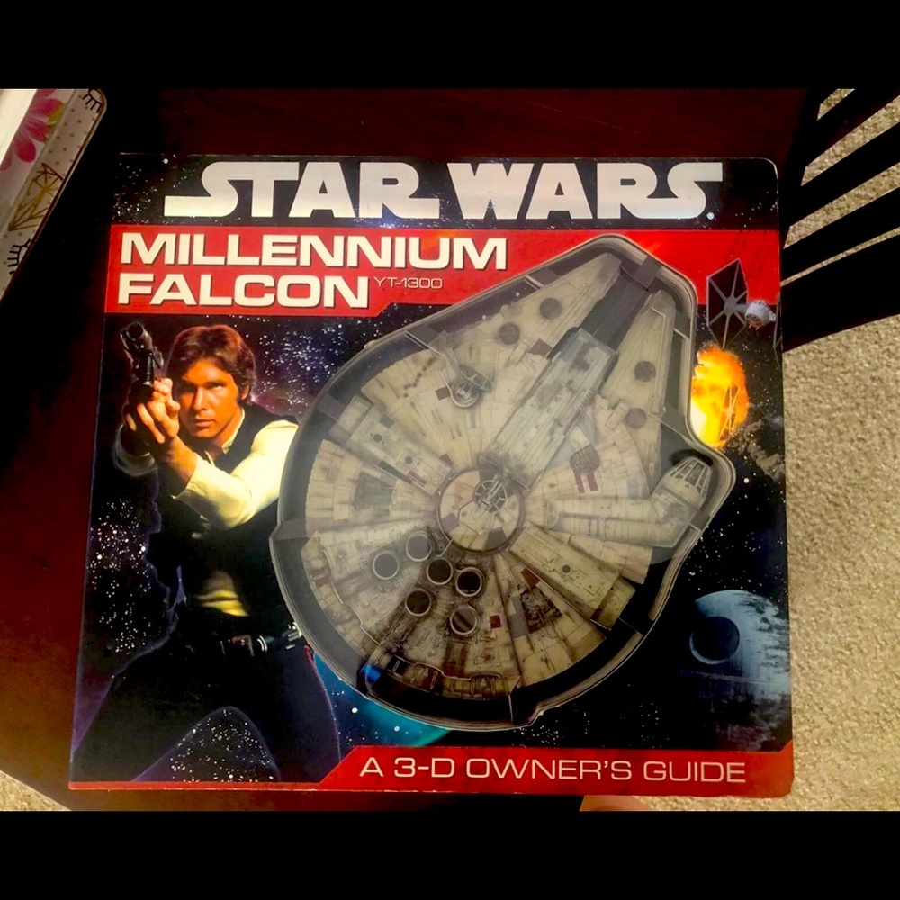 Star Wars millennium falcon 3D owners manual book